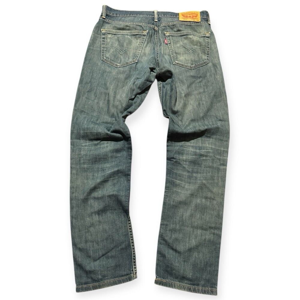 Levi's 511 Jeans Mens 32x32 Blue Slim Fit Stretch Denim Zip Fly Classic 5 Pocket
